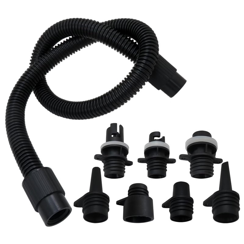 Qblahip Air Hose Kit Includes Air Pump Hose 7 Nozzles