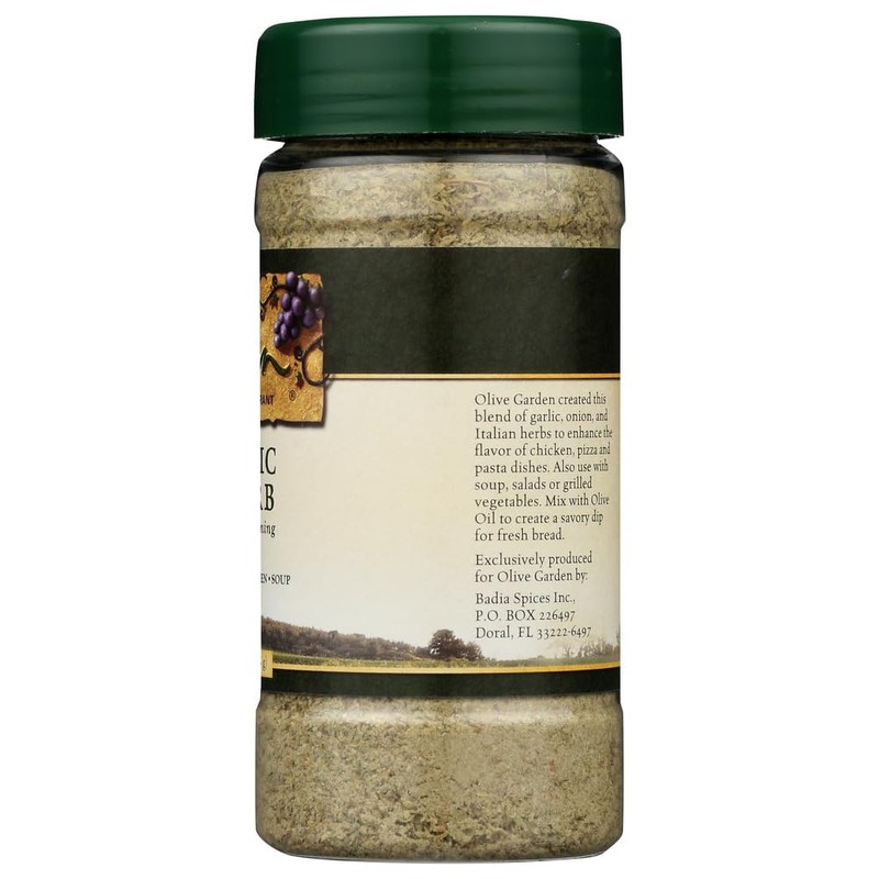Olive Garden Garlic & Herb Italian Seasoning, 4.5 Ounce