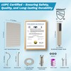 Hibbent cUPC Certified High Pressure 10'' Rainfall Shower Head, Showerhead