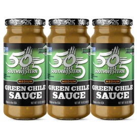 505 Southwestern 16oz Jar (Pack of 3, Select Flavor Below) (Green Chile Sauce - Medium)