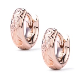 【Cisst Liber】Hawaiian Jewelry Earrings, Hoop Earrings, Men's and Women's, Brand, Rust-Resistant, Small, Can Be Worn All Day, Surgical Stainless Steel, Stainless Steel, Metal Allergy-Friendly, Single