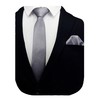 GUSLESON - Conjunto de corbata y pañuelo de 2.4 pulgadas