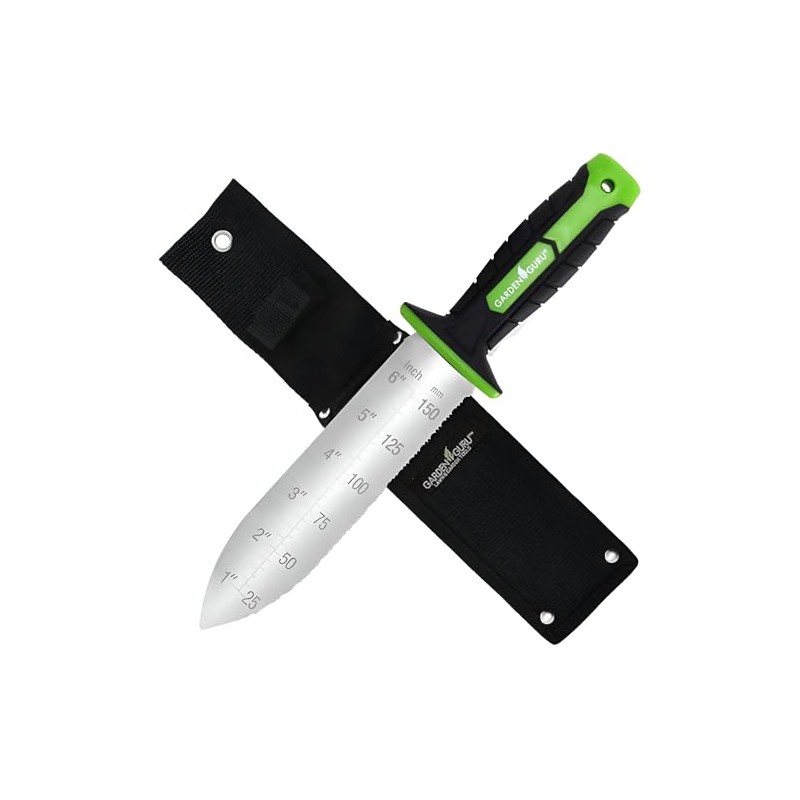 Garden Guru Hori Hori - Cuchillo de jardín con mango