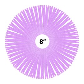 Mandala Crafts 8 Inch Lilac Nylon Zippers for Sewing - 100 Colorful Zippers Replacement Sewing Supplies in Bulk for Tailor, Clothing Repair, and DIY Projects