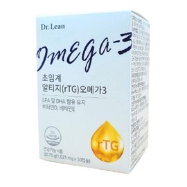 닥터린 초임계 알티지오메가3 1박스 rTG 오메가3 식물성 캡슐 Dr. Lin Supercritical rTG Omega-3 1 Box rTG Omega-3 Plant-Based Capsules