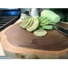 Extra-Large Live-Edge Acacia Wood Cutting Board – Naturally Chopped Rustic