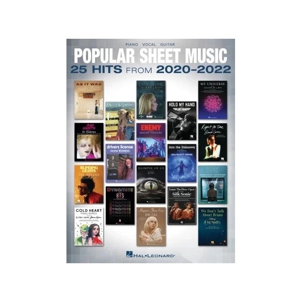 Popular Sheet Music - 25 Hits from 2020-2022