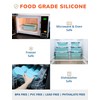 Lunememo 16 Pack Collapsible Silicone Food Storage Containers with Lids,