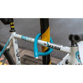 ULAC(ユーラック) BERLIN シリコンカバー自転車用ロック LITE BLUE 21mm×70cm ブルー UL-ST3-03