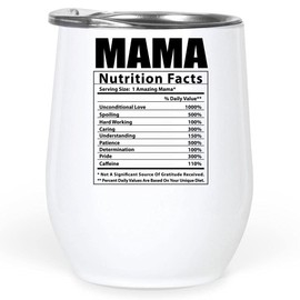 Lovesout Funny Mama Nutritional Facts Gifts Tumbler 12 Oz Christmas 2025 Ideals