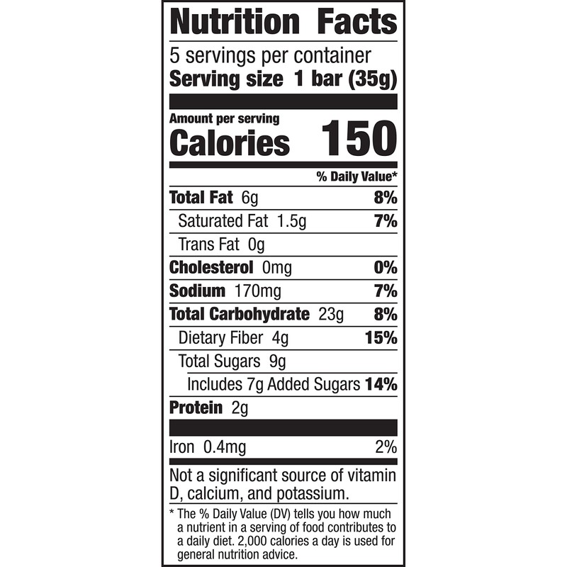 Nature Valley Soft-Baked Muffin Bars Blueberry, 6.2 oz, 5 ct