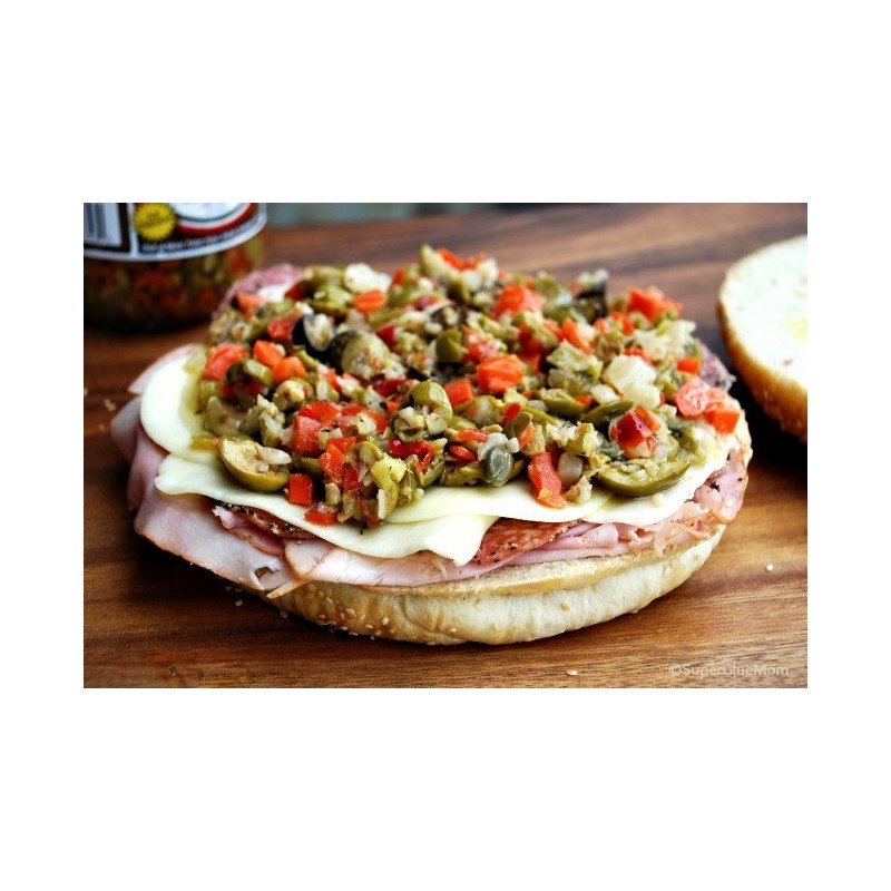 Boscoli Italian Mild Olive Salad 4 Jars 16oz/439g Each For