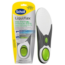 Scholl LiquiFlex Einlegesohlen für den Alltag - Herrenschuhe Größe 41-46,5 - mit Memory-Form und Fußgewölbeunterstützung - 1 Paar