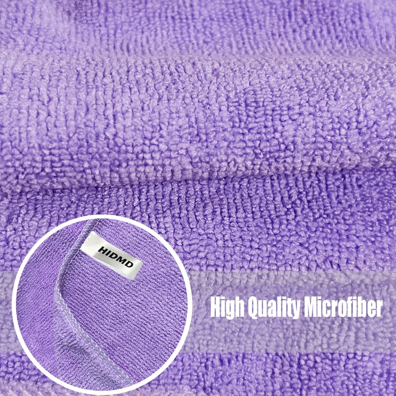 HIDMD Microfiber Cleaning Cloth, All-Purpose Microfiber Towels, Cleaning Rags Dish
