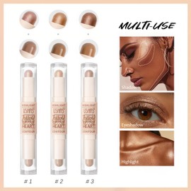 Qwesure Xixi Corrective Concealer Stick - Liquid Concealer for Dark Circles and Redness Perfectly Pigmented, Long Lasting and Waterproof - 3