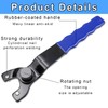 Fogcosy Angle Grinder Key, Grinder Wrench Universal Adjustable Grinders Spanner