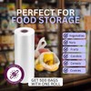 ezkart 500 Clear Plastic Food Bags on a Roll Ideal