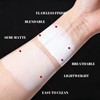 Guxelle White Liquid Foundation, Waterproof Full Coverage Foundation Mixer, White