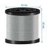 FOLUXING 100FT 3/16" Wire Rope, Vinyl Coated Aircraft Cable for