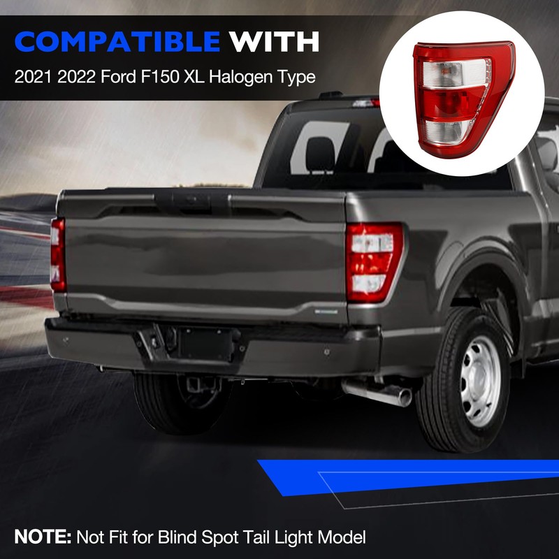 Misakomo Tail Light Compatible with 2021 2022 2023 Ford F150