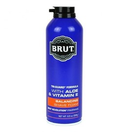 Brut Revolution Fragrance Shave Foam Tri-guard Formula Balancing with Aloe & Vitamin E (1 pack)