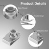 Smgda U Nut M8 1.25 Clip On Nut U Shape