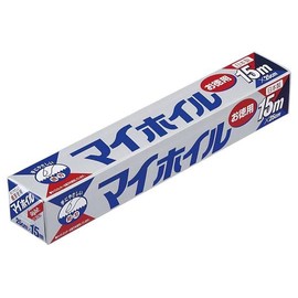 UACJ Foil My Foil, Regular, Width 9.8 inches (25 cm) x Length 39.4 ft (15 m), Made in Japan, Comes with a Rolling Stopper, Hard to Popping Out