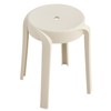 18 Inch Plastic Stack Stool (Set of 6) - Round