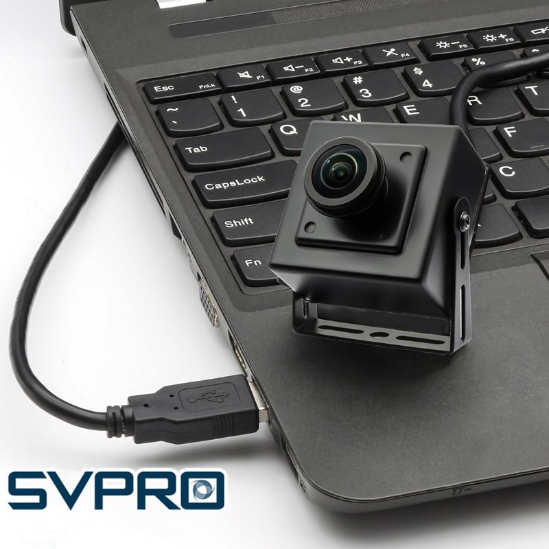 Svpro 5MP 30fps Fisheye USB Camera, 200° Ultra Wide Angle
