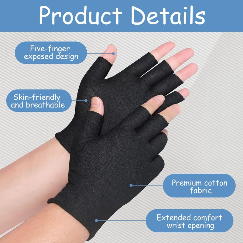 Xynovate 15 Pairs Cotton Moisturizing Gloves, Cotton Gloves for Eczema