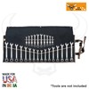 BULL TOOLS Wrench Organizer 26 Pocket Roll Up Pouch with