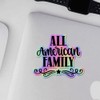 Holographic Decal Stickers of All American Family Premium Waterproof Vinyl