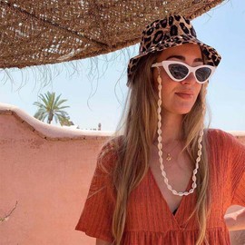 VJUYSW Leopard Print Bucket Hat Reversible Fisherman Hats Fishing Hat Summer Sun Hat for Women Men Holiday Hiking Camping Shopping, Brown- 1