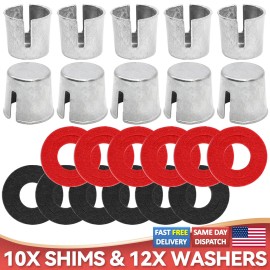 Unbranded Battery Post Shims 10x Battery Terminal Shim w/ 12 x Battery Terminal Felt Pads