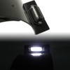 SUNPIE Add White Lights Black Motorcycle Cured Vertical Side Mount