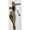 Unbranded LOT OF 5 Antique Brass Finish Door Pull Handle