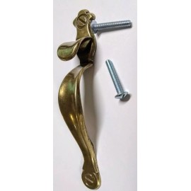 Unbranded LOT OF 5 Antique Brass Finish Door Pull Handle Size 3/4" Wide x 5-1/2" High