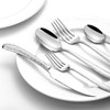 60 Piece Heavy Duty Stainless Steel Silverware Set for 12,