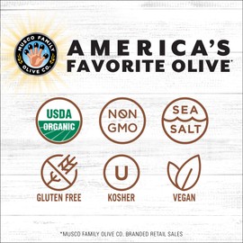 Pearls Organic Kalamata Pitted Greek Olives - 6 Ounce (Pack of 6)