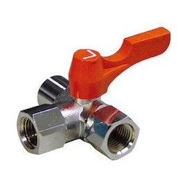 ASOH BT1222 Ace Ball 3W Horizontal 3-Way Valve Inside X Inside Thread Type PT1/4
