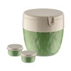 Bentobox L Bento Box Natural Leaf Green