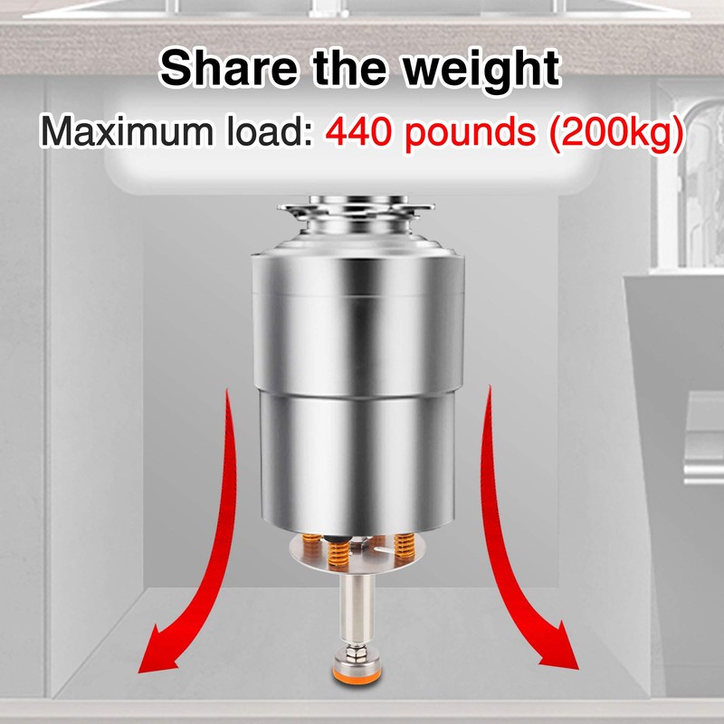 TYESTAND KT-4 Garbage Disposal Shock Absorber support brackets Noise Reduction