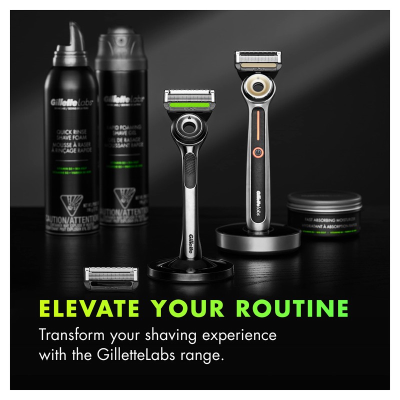 Gillette Labs Razor Blade Refills, Compatible with Gillette Labs with