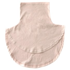 CHARM UV Protection Organic Cotton Turtle Neck Warmer [One Size Fits All / 5 Colors Available] Shoulder Neck Decollete, Pink