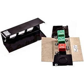 COLIBROX Garage Door Opener 3 Button Wall Mount PBS 3 Control Station