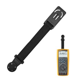 Multimeter Magnetic Hanging Strap,1 Set Adjustable Magnetic Strap Kit,Hanging Loop Strap Magnet Hanger Kit for Fluke Digital Multimeter Tester(Black)