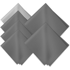 Anti-Fog Wipe, Glasses Cleaning Cloth, Glasses, Tablets, Screen Cleaning Wipes, Camera Lens Glasses Wipes(5 Pack Microfiber Cleaning Cloth+1 Pack Anti-Fog Wipe)