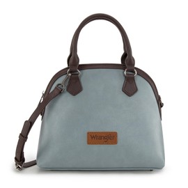 Wrangler Purse Satchel Bags for Women Top-handle Handbags and Purses Small Crossbody Bag with Detachable Strap WG243-818JN