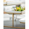 YHOSSEUN Large Tiered Serving Stand with Platters 3 Tier Serving