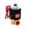 SNS 1/4"NPT AC110V Brass Electric Solenoid Valve Normally Closed Water,